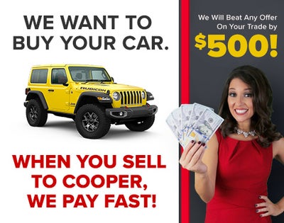Sell to Cooper and we’ll pay you fast!
